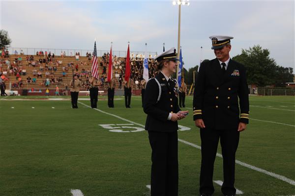 CADET SIMMONS AWARDED LEGION OF VALOR BRONZE CROSS FOR ACHIEVEMENT 27 AUG